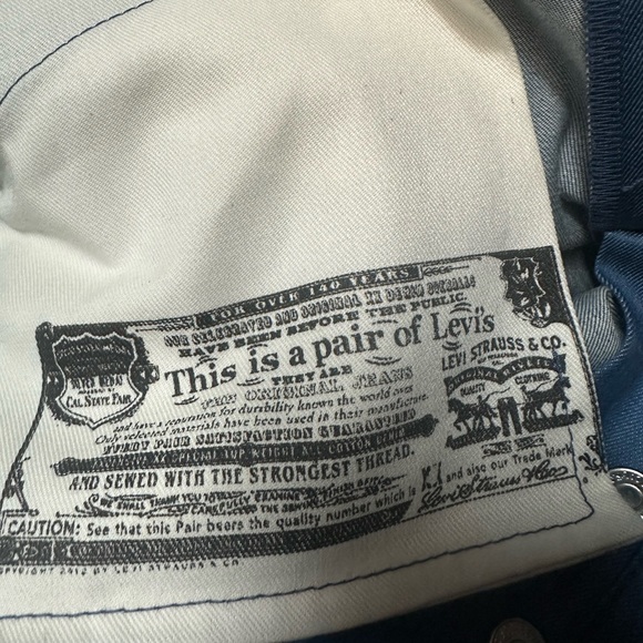 Men's 501®Levis Original Jeans pant 33X32 - Picture 5 of 13